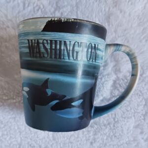 EUC Washington Whales Coffee Cup Mugs 9 Ozs #101
